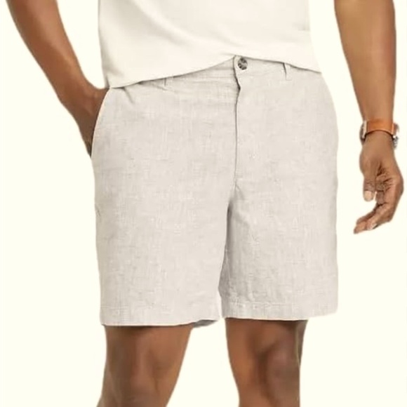 Goodfellow & Co linen blend The Every Wear Flat Front Short New Size 40 - Picture 1 of 8